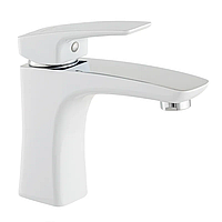 Змішувач для умивальника Mixxus Premium Patrick 001 гайка (White) (MI5853)