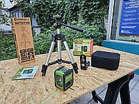 Комплект Якісний Лазерний рівень ProCraft LE-2D + Штатив 0.65 м + Магнітний куточок + Гарантія