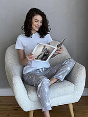 Піжамні штани з бязі COSY Корони, фото 3