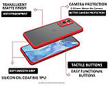 Чохол для iPhone XS Max - Goospery Matte Case, Red (Камера закрита), фото 4