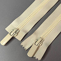 (айворі) Роз'ємна блискавка Баришівка 100см з двома бігунками