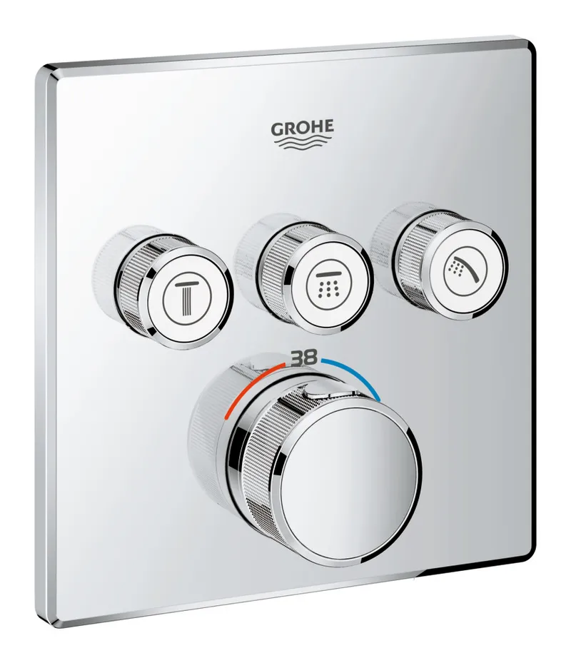 Термостат прихованого монтажу на 3 споживачі Grohe Grohtherm SmartControl (29126000)