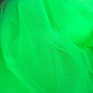 060-Фатин м'який (середньої жорсткості) ширина 3м. САЛАТОВИЙ