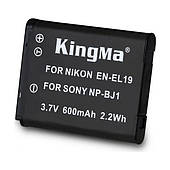 Оригінальний акумулятор KingMa EN-EL19 для Nikon S32 S100 S2500 S2600 S3200 S4300 S5200 S6500 S7000 W100