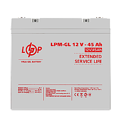 Акумулятор гелевий LPM-GL 12V - 45 Ah