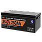 Акумулятор LP LiFePO4 25,6V - 230 Ah (5888Wh) (Smart BMS 150А) з BT пластик, фото 4