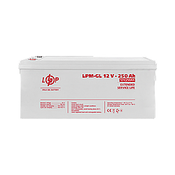 Акумулятор гелевий LPM-GL 12V - 250 Ah