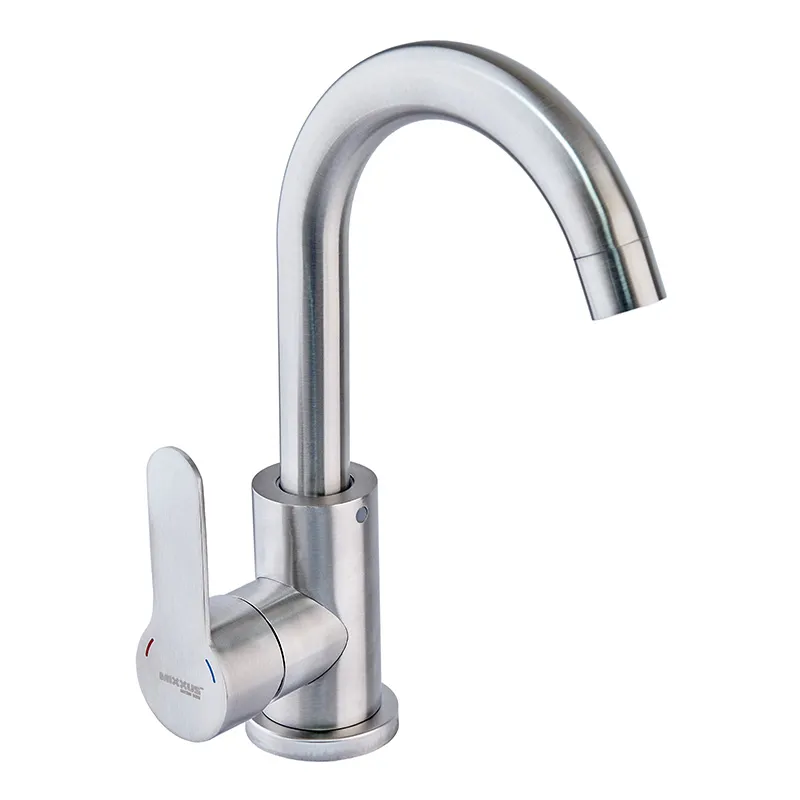 Змішувач для умивальника Mixxus DAX-001-C (нерж. сталь) (MX1339), фото 1