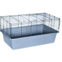 Клітка для середніх гризунів Лорі Гранд Кролик (910 х 520 х 450 мм), сіра, покриття фарба, розбірна (A-014925)