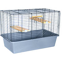Клітка для гризунів Лорі Гранд Шиншила Економ (910 х 520 х 615 мм), сіра, покриття фарба, розбірна (A-014927)