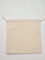 Мішок бежевий 30*30 см саржа ( брак на тканині)