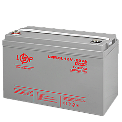 Акумулятор гелевый LPM-GL 12V - 80 Ah