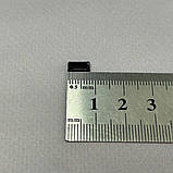 10 г - Стрази термоклейові, прямокутник 4х8 мм - чорний, фото 2