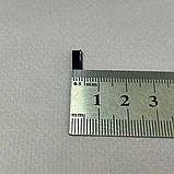 10 г - Стрази термоклейові, прямокутник 4х8 мм - чорний, фото 3