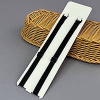 8 мм комплект бретелів для білизни - чорний