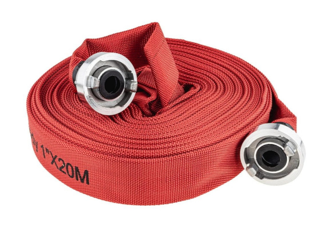 Пожежний шланг до фекального насоса зі з"єднаннями бухта 20 м, фото 1