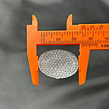 20 шт - Стрази акрилові пришивні 18х25 мм, срібло рефлене, фото 3