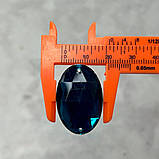 20 шт - Стрази акрилові пришивні 20х30 мм, бірюзовий, фото 3