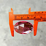 20 шт - Стрази акрилові пришивні 20х30 мм, рожевий, фото 3