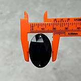 20 шт - Стрази акрилові пришивні 20х30 мм, чорний, фото 3