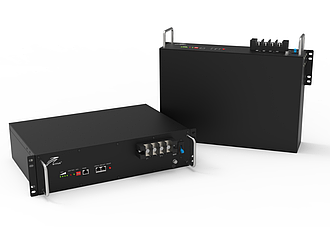 Акумуляторна батарея Ritar LiFePO4 25,6V 100Ah 2560Wh BMS100@8S для монтажу в стійку ( 522 х 240 х 219 (224)
