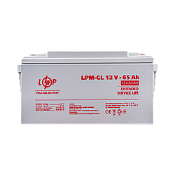 Акумулятор гелевий LPM-GL 12V - 65 Ah
