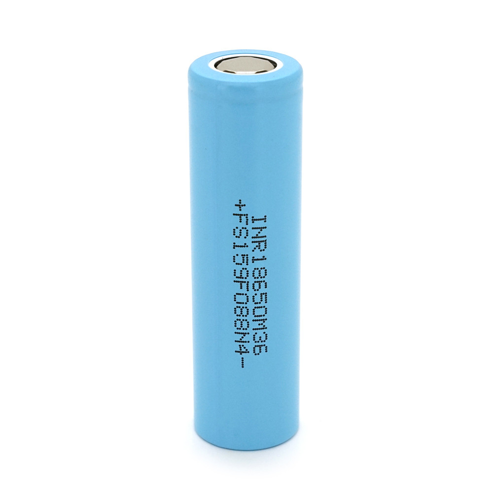 Акумулятор 18650 Li-Ion LG LGDBM361865 (LG M36), 3450mAh, 10A, 4.2 / 3.63 / 2.5V, ціна за шт, Cyan