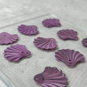20мм Паєтка мушля 5г - бузковий