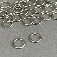 10 шт. - Срібло 0,6 см регулятор-кільце метал для бретелей бюстгальтера
