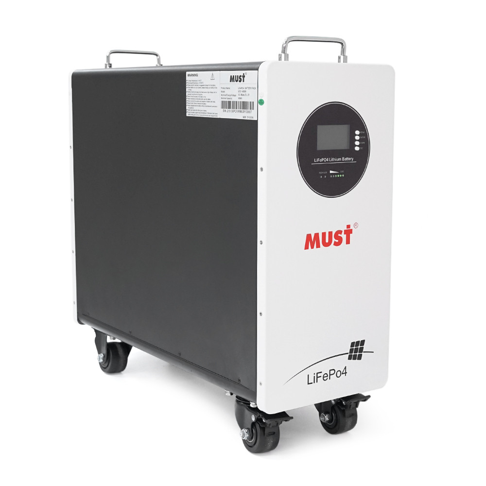 Акумуляторна батарея Must LiFePO4 LP21-48300 51.2V 300Ah 15,36KWh BMS200A@16S, CAN2&RS232&RS485,WI-FI,IP21