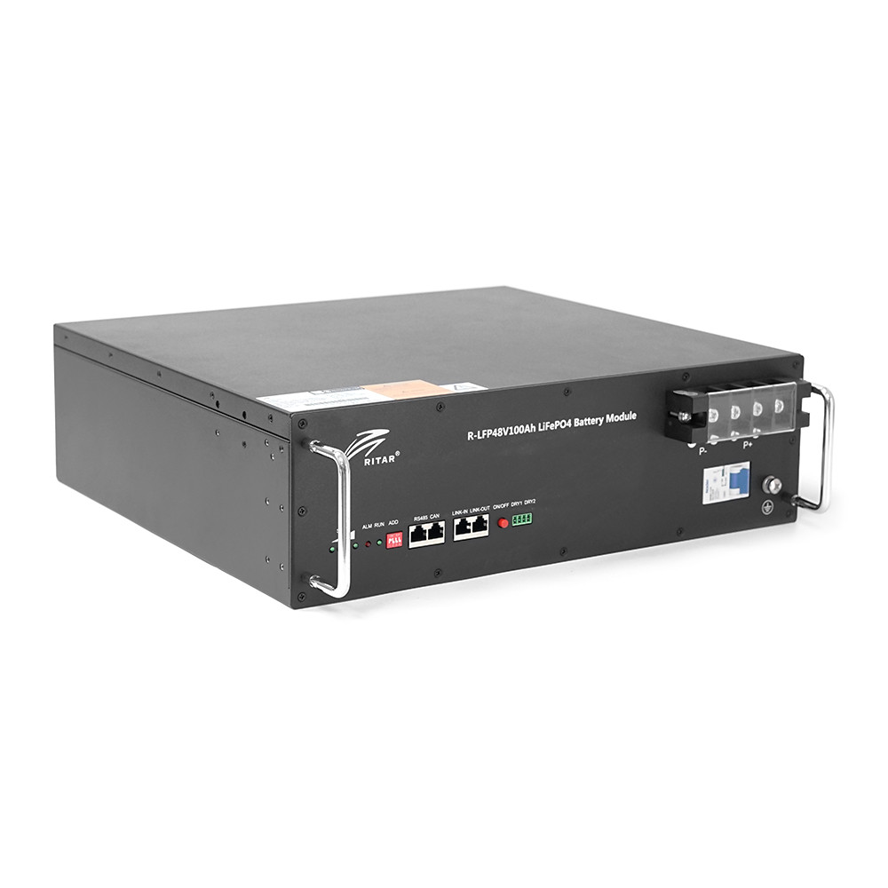 Акумуляторна батарея Ritar LiFePO4 51.2V 100Ah 5120Wh для монтажу у стійку ( 442 x450 х 175 ) Q1