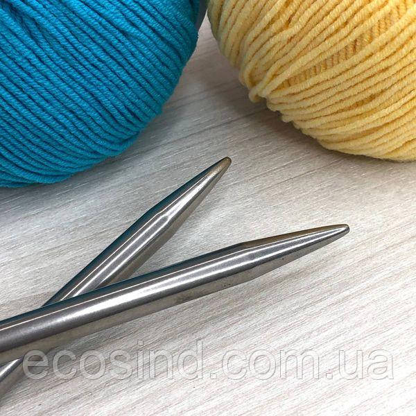 6 мм, жовті – кругові спиці на тросі 100см Sultan, фото 1