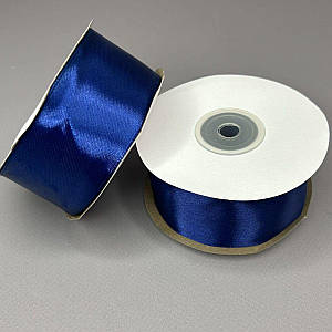 27 м - Стрічка атласна 38 мм (#178) - синя
