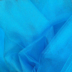 028-Фатин м'який (середньої жорсткості) ширина 3м. Голубий