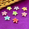(20 гр) Намистини пластикові Морська зірка 11 мм - МІКС, фото 2