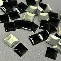 10г - Металострази термоклейові, квадрат 10 мм - чорний