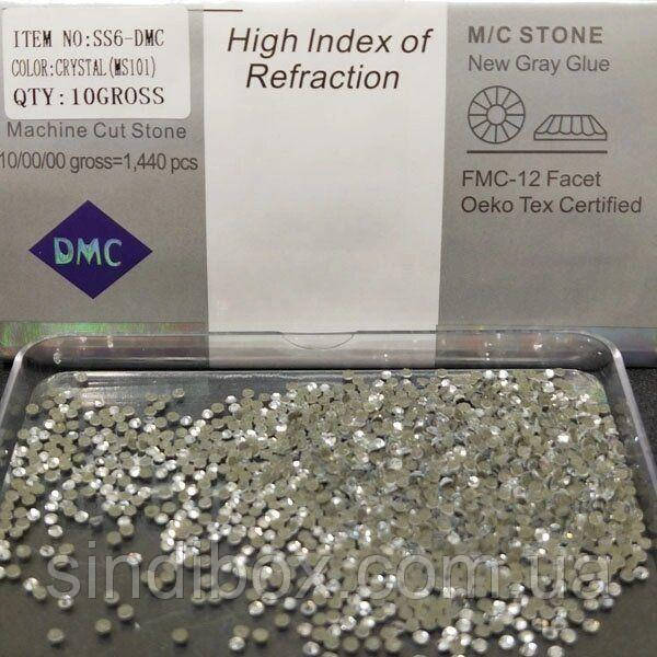 SS6 Термоклейні стрази дмс (DMC Китай) Col: CRYSTAL, фото 1