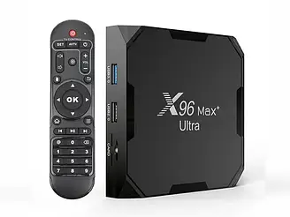 X96 Max+ Ultra 4GB/32GB, Android TV + навчальний пульт