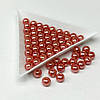 (20 грам) Намистини пластик Ø6мм - кораловий перламутр, фото 2