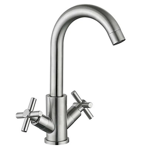 ちー Змішувач для умивальника з нерж. сталі ZERIX GTA-001-C