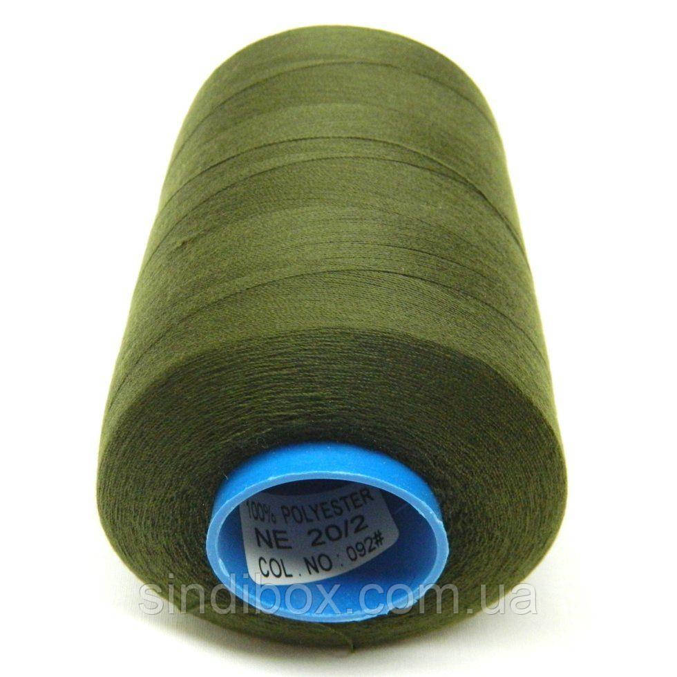 Армовані нитки Super 20/2 хакі 4000 ярдів № 092, фото 1
