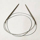 120 см 4,5 мм спиці в'язальні металеві, на тросі, фото 2