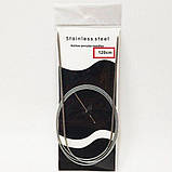 120 см 2 мм спиці в'язальні металеві, на тросі, фото 4