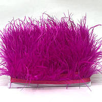 50 см - Пір'я страуса на стрічці 8-10 см - фуксія
