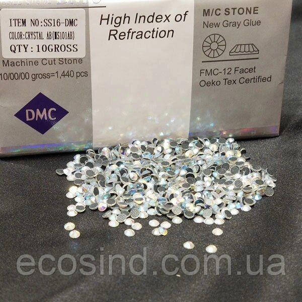 SS16 Термоклейні стрази дмс (DMC Китай) Col: CRYSTAL AB