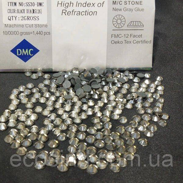 SS30 Термоклейні стрази дмс (DMC Китай) Col: BLACK DIA
