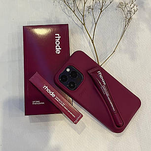 Чохол rhode бордо на iPhone 13 pro Raspberry Jelly