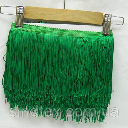 Бахрома для бальних суконь 15 см x 9m -11 (зелений), фото 1