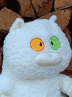 М'яка іграшка-подушка Shantou «Товстий Кіт» білий (60 см) K15215-1, фото 5