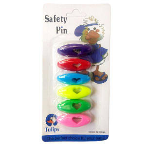 Безпечні шпильки для постильної білизни, уп. 6шт.